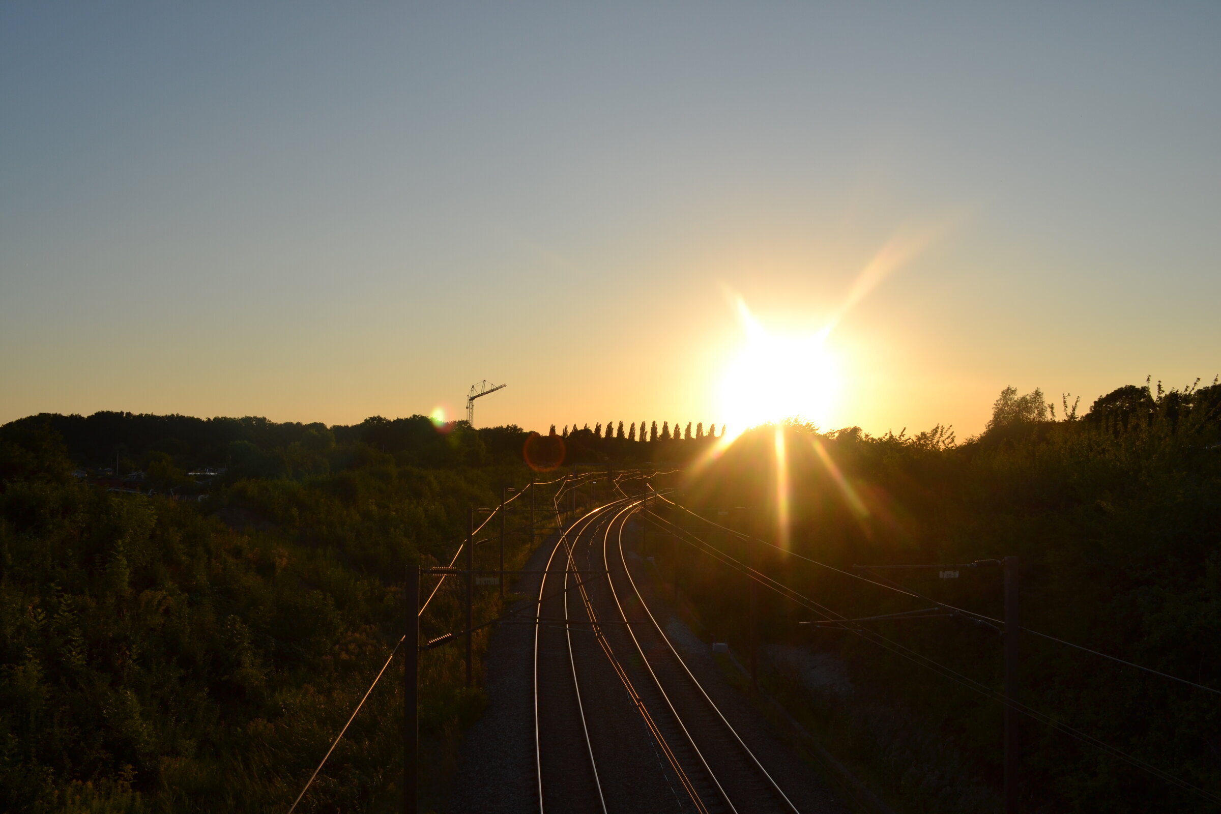 The S-tog line, Sydhavn