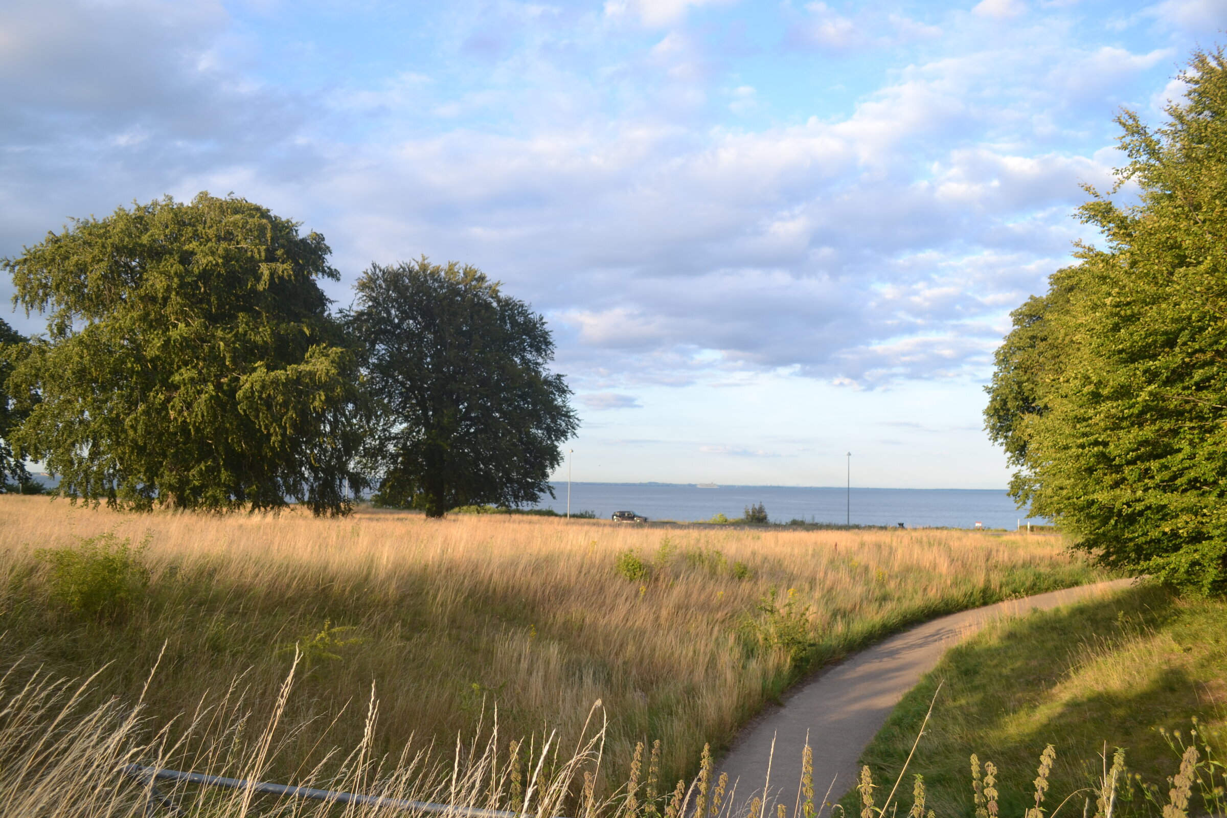 Øresund from the plain
