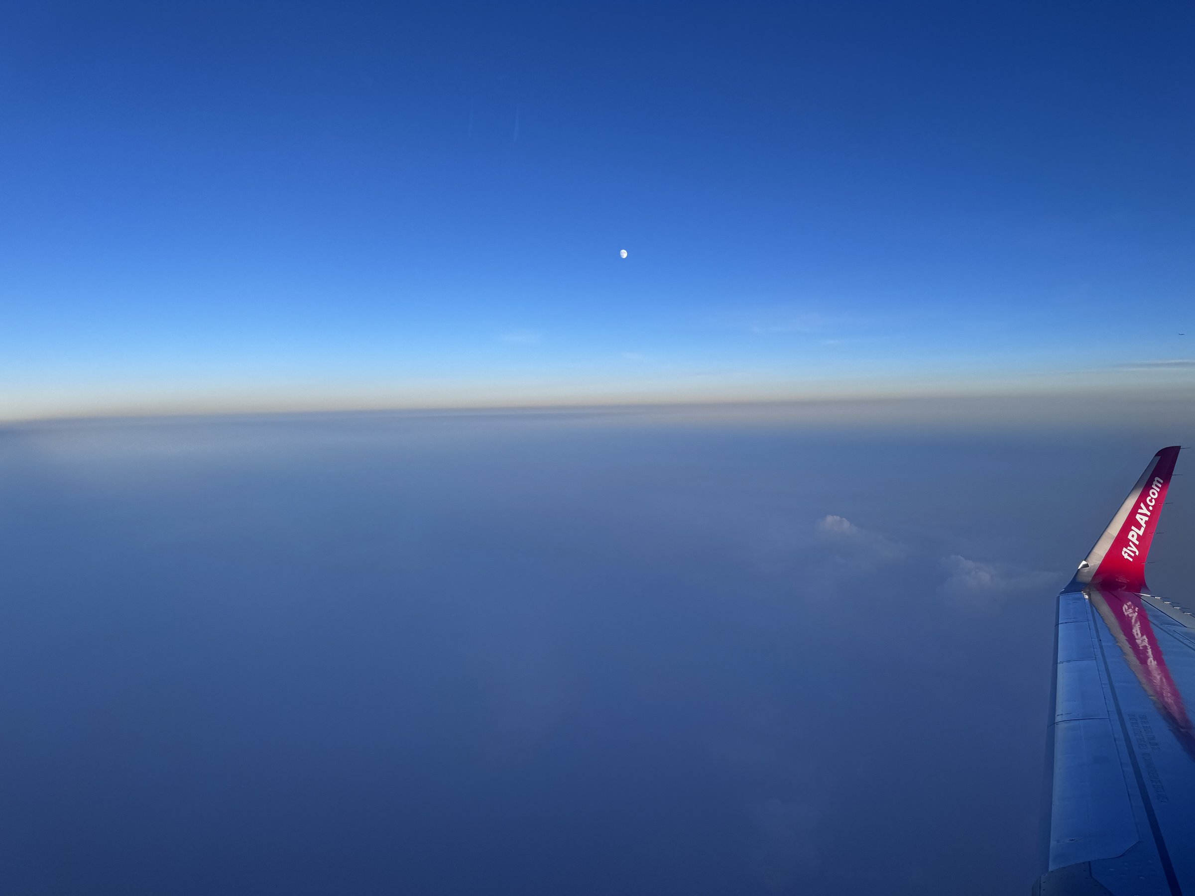 Moon over the Atlantic