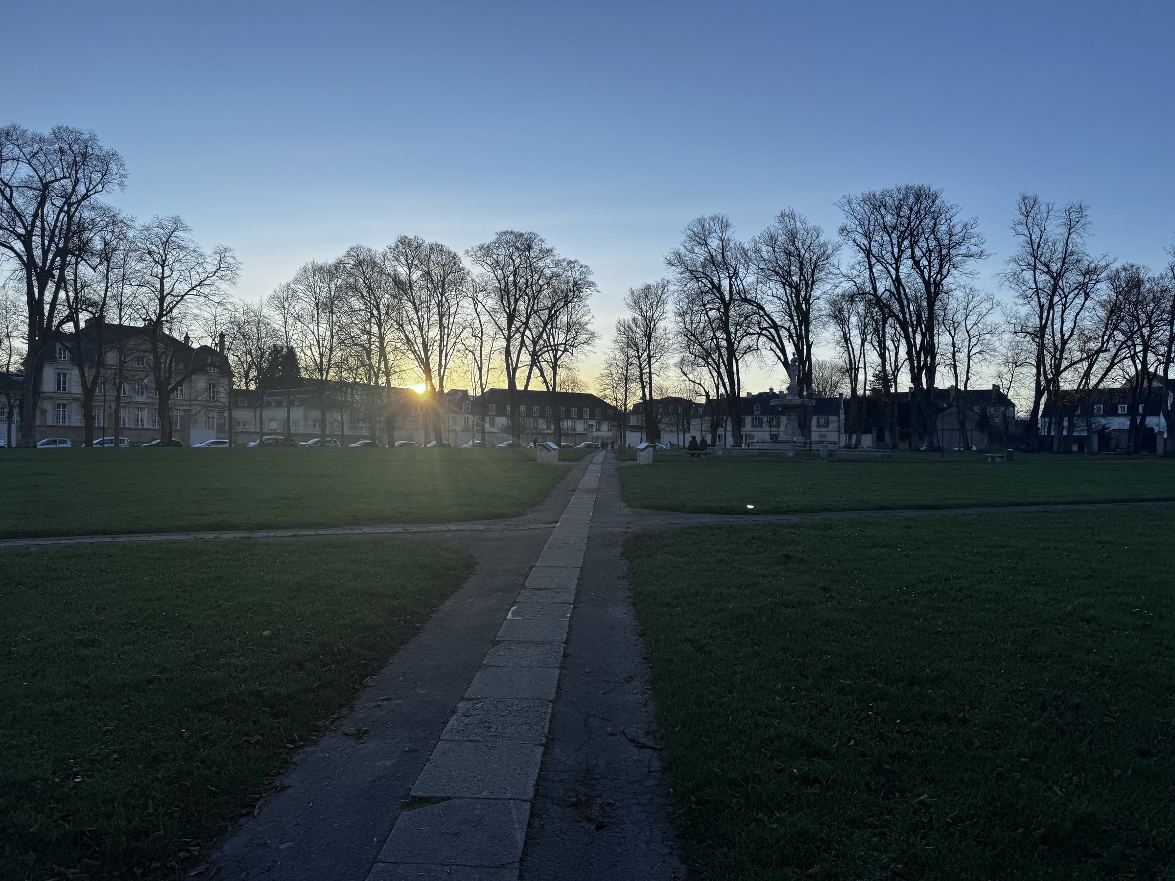 Bayeux at dusk