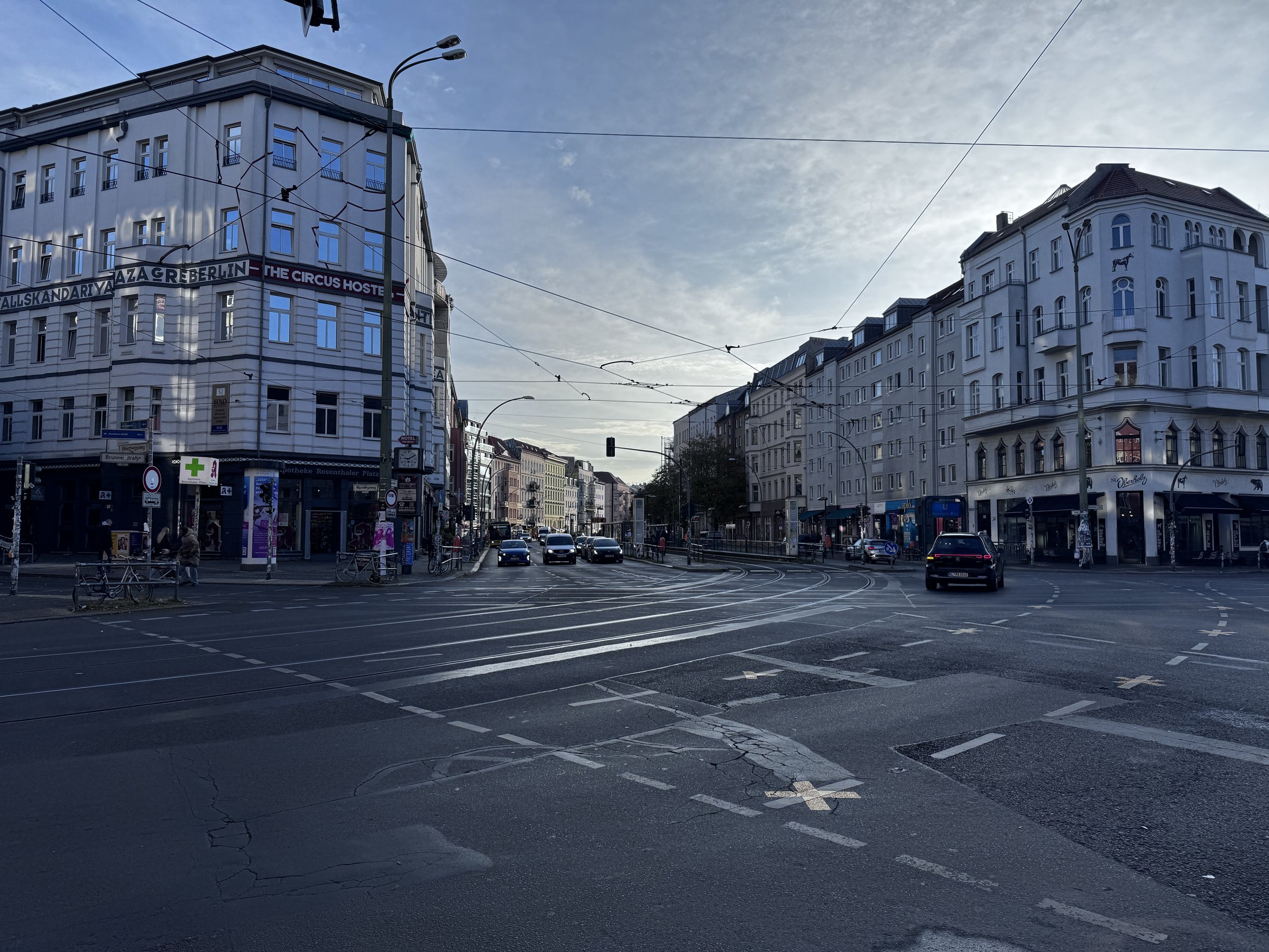 Kreuzung am Morgen
