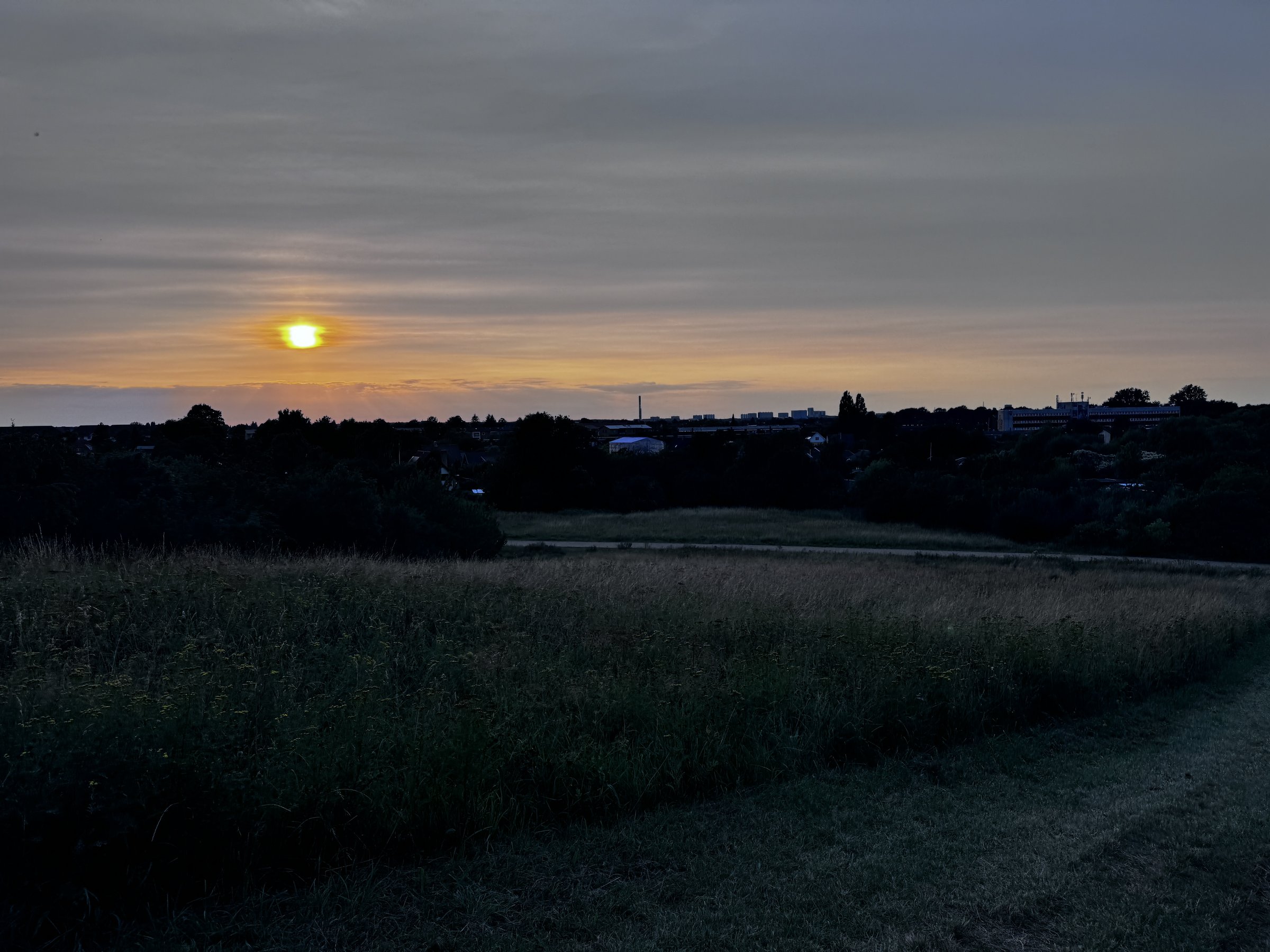Sunset at Kystagerparken