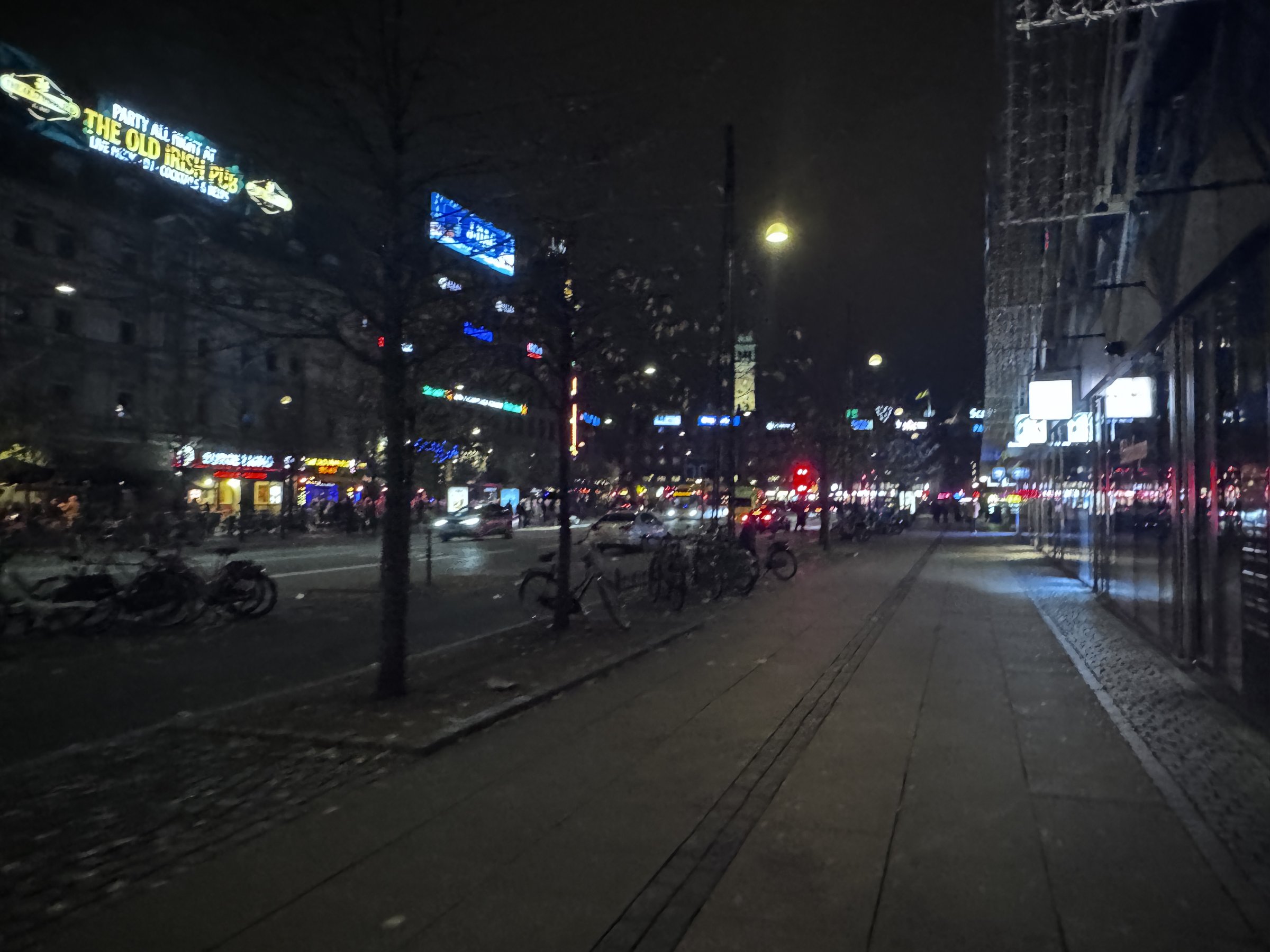 Vesterbro at night